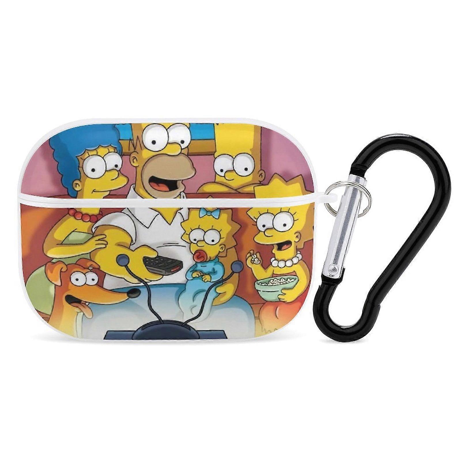 Simpson Case for compatible with Airpods Pro, AirPod 3 Case for Women, compatible with Airpods Pro Generation Case, Support Wireless Charging