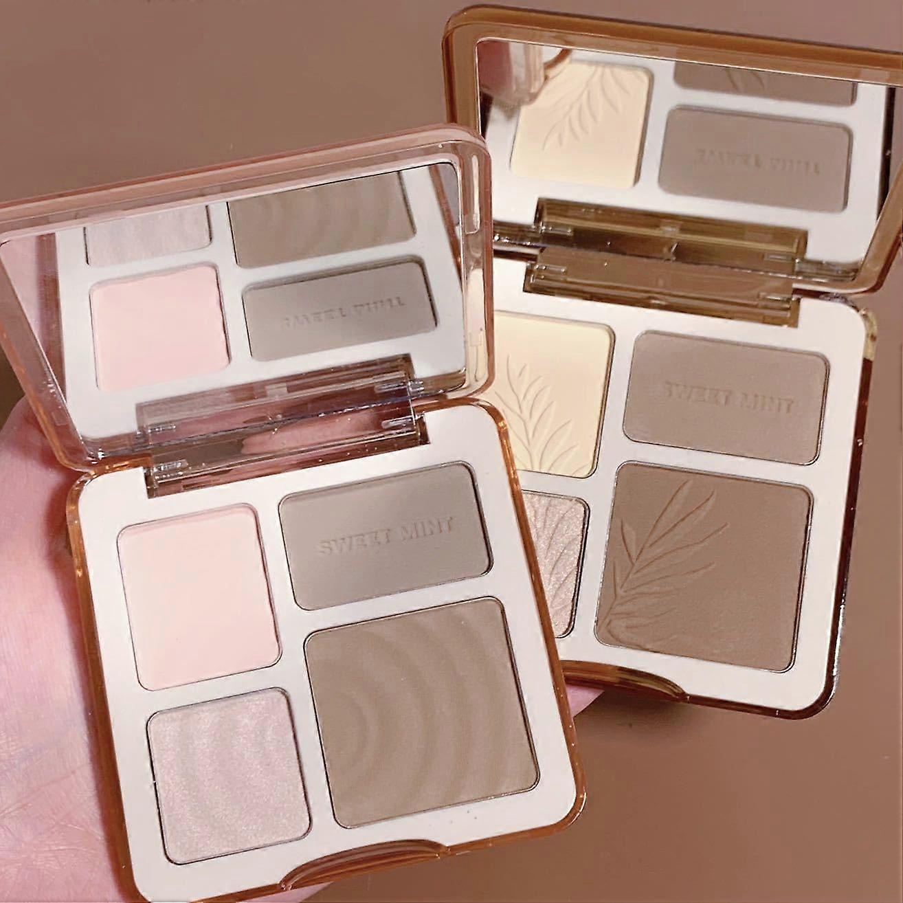 8 Colors Shadow Contour Concealer Palette with Mirror, Foundation Color Corrector Set, Concealer Palette Cream, Long-Lasting, Easy to Blend