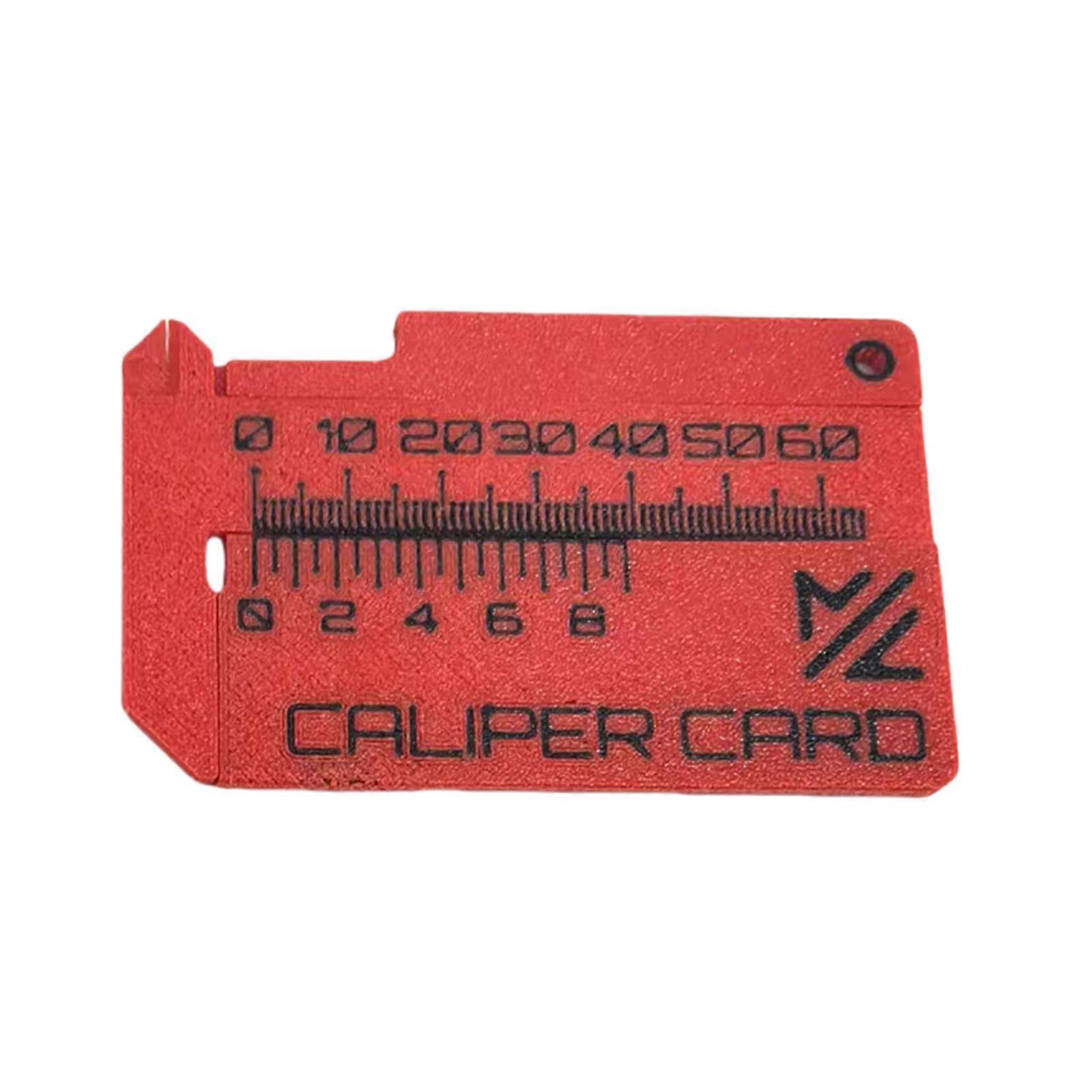 High Accuracy Measuring Tool 8cm Ranging Scratch Resistant Ideal For Home DIY Maker Model Building Hobby Crafts Caliper  Red