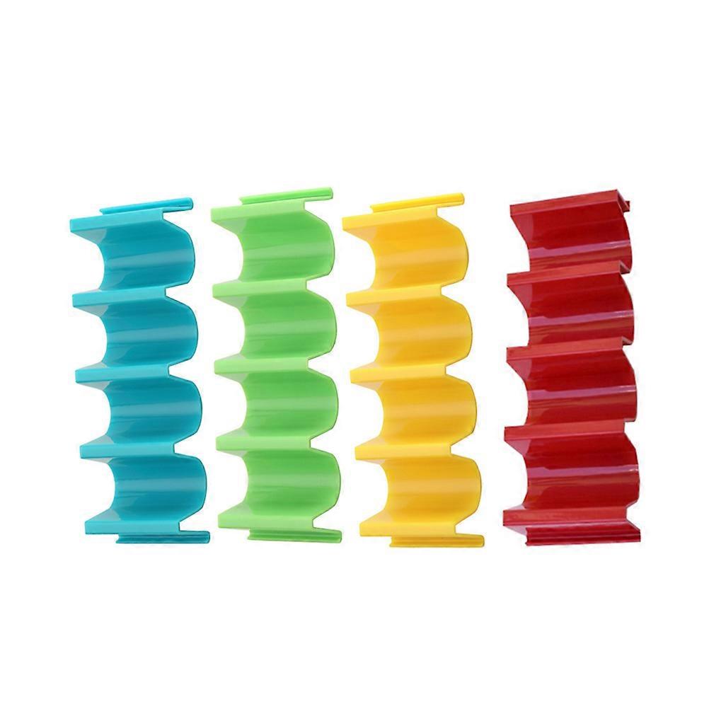 4 قطع البلاستيك بوريتوس تقف تاكو عرض رفوف أصحاب تاكو (ألوان متنوعة)