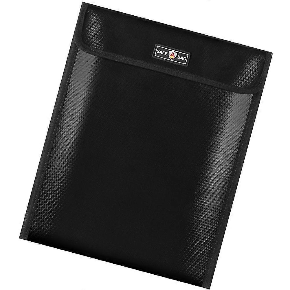 1Pc Fireproof File Bag Waterproof Bag Durable File Pouch Security Document Bag