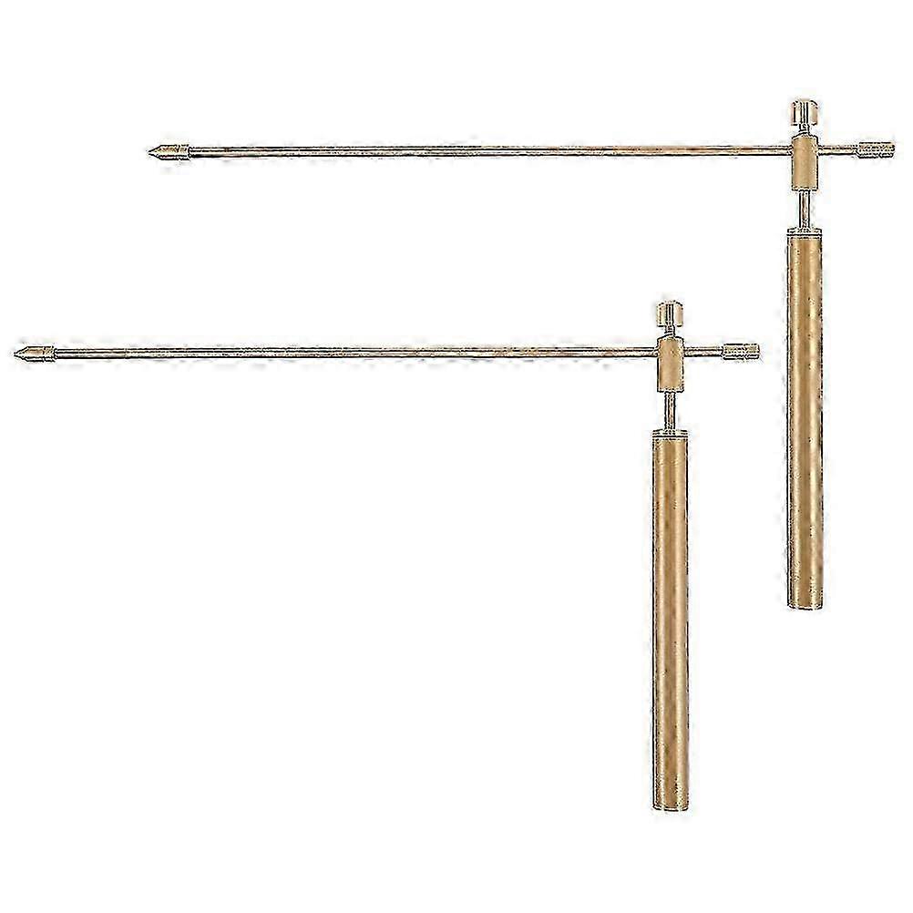 w Premium Copper Dowsing Rods for Water Detection - Portable Divining Probe Set with Storage Bag