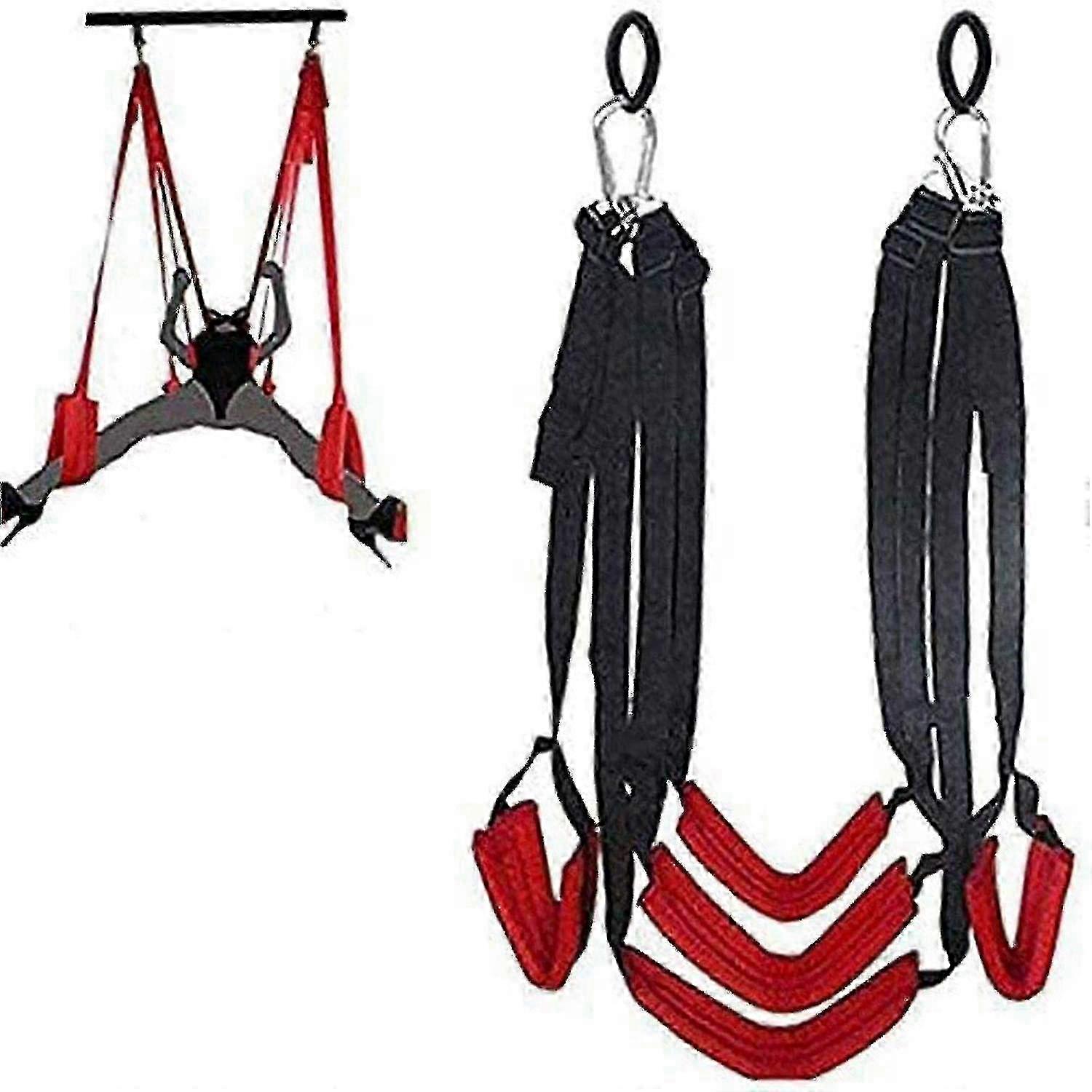 秋千腰带升级版 5 垫情侣姿势辅助秋千乐趣成人红色