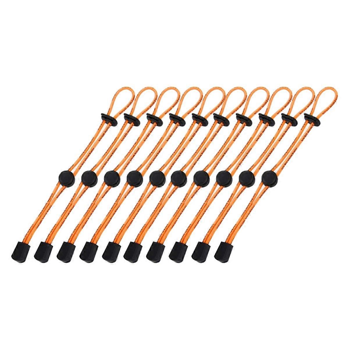  10pcs Outdoor Hiking Backpack Elastic Cord Fixing Buckle,A