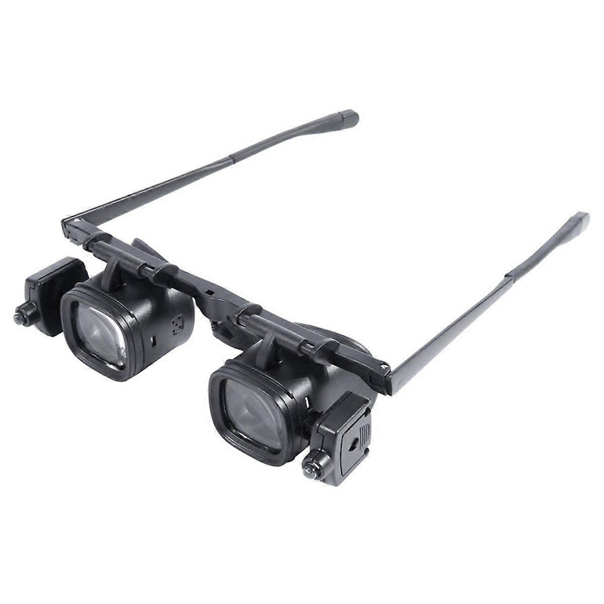 SRATE Multi-Power Magnifier Glasses with Double LED Lights