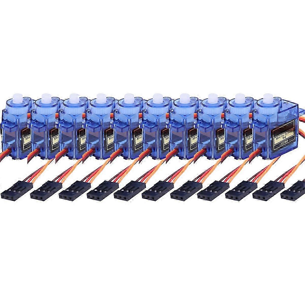 10PCS SG90 9G Micro-Servo Servo Motor for Airplane 360°