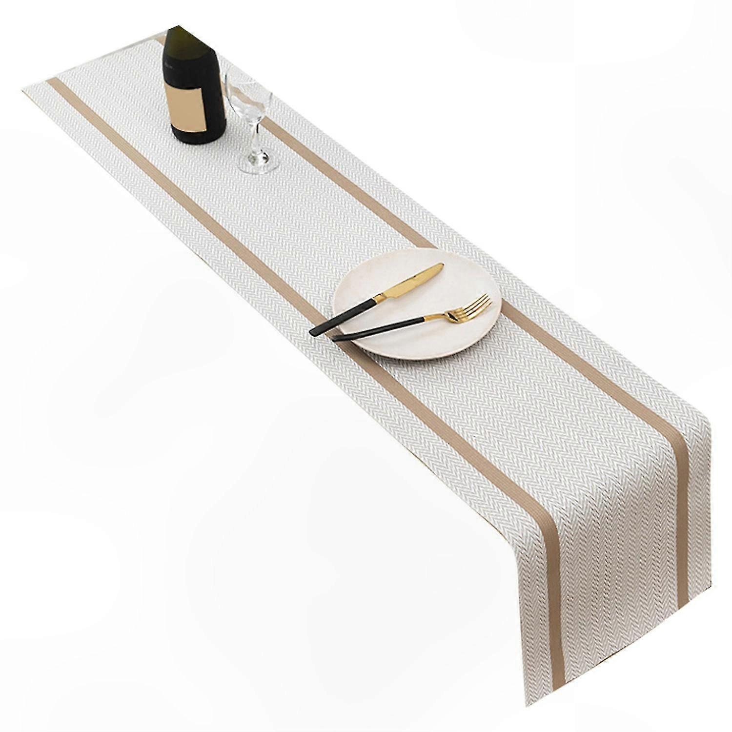 Durable and Waterproof PVC Table Runner for Dining Room