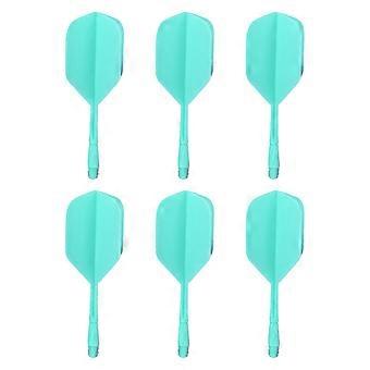 6Pcs Professional Projectile Tail Integrated Projectile Shaft and Flights Wear resistant Thread Tails Indoor Games Accessories  White