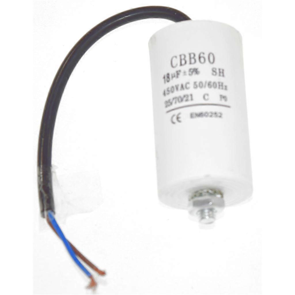 Appliance Motor Capacitor 18uF with Leads – Universal