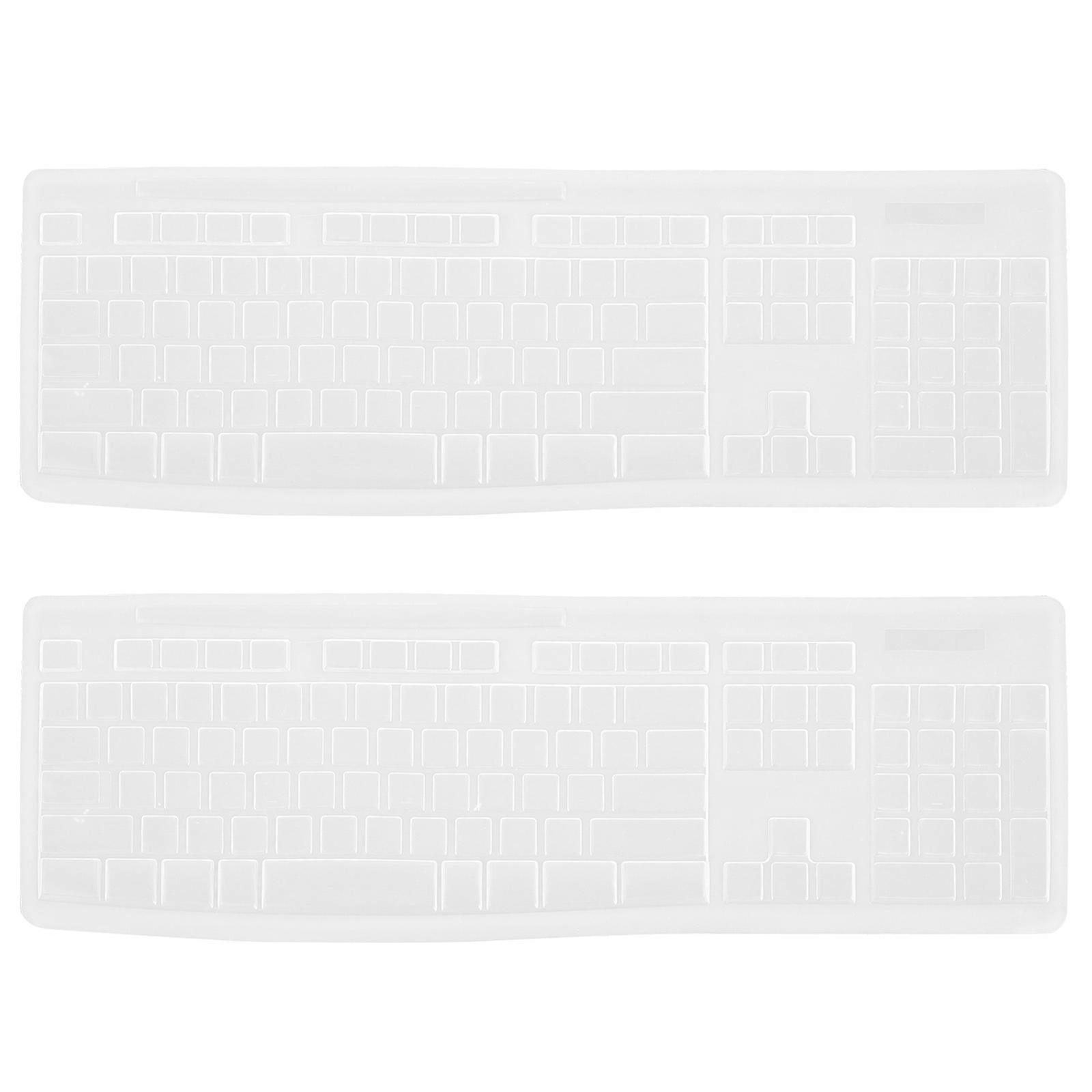 White Silicone Keyboard Protector Cover for Protection 6Pcs Compatible