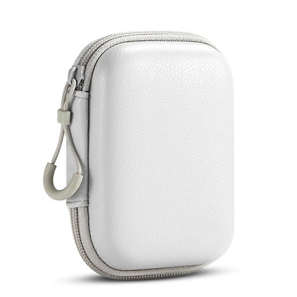 Pebbled Portable Mini Hard Shell Digital Gadgets Storage Bag Earphone Charger Case Plug Data Cable