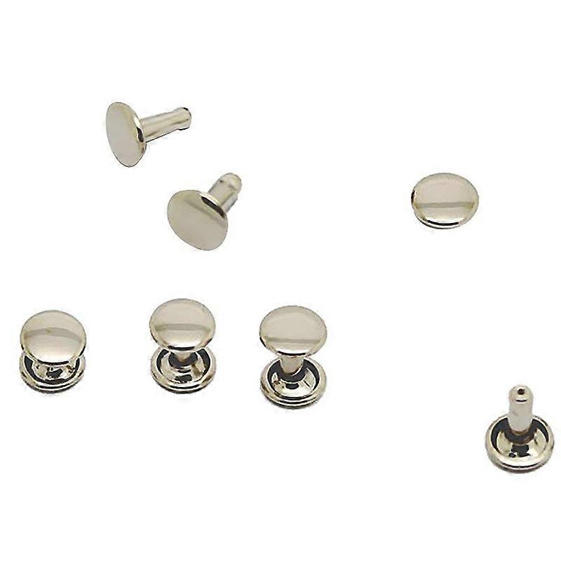 100pcs DIY Rivet Rivet Rivet Metal Board - Silver