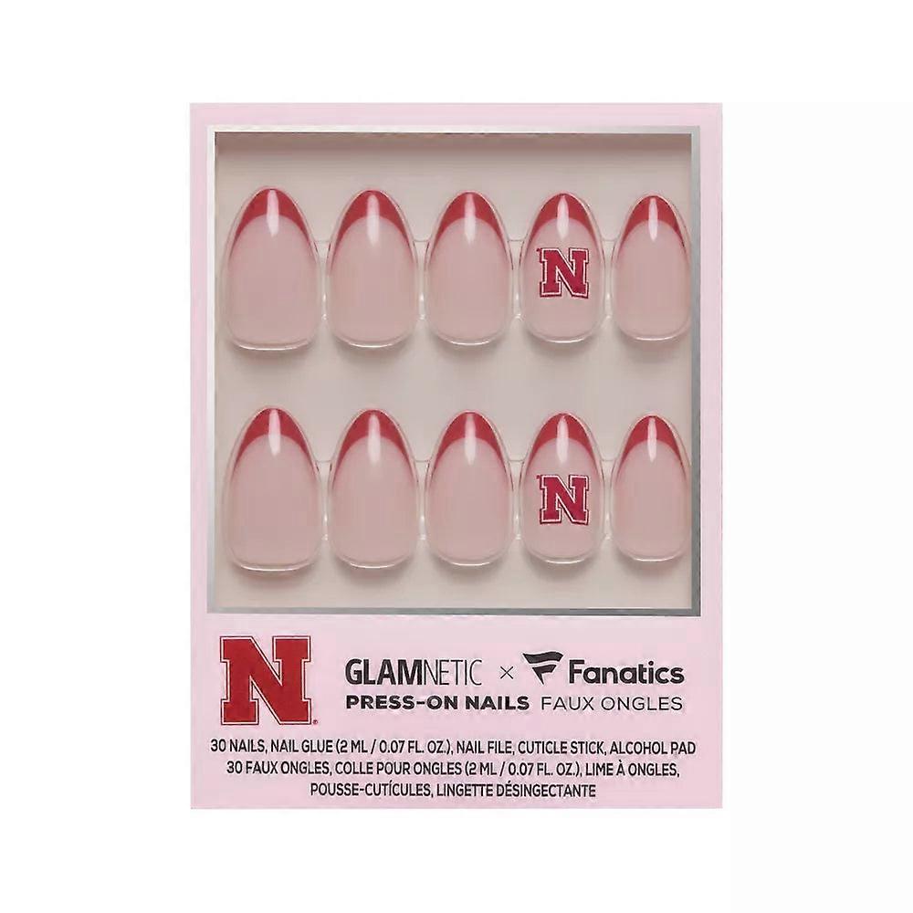 Detroit Lions Press-on Nails By Glamnetic X Fanatics - Short Almond, 30ct