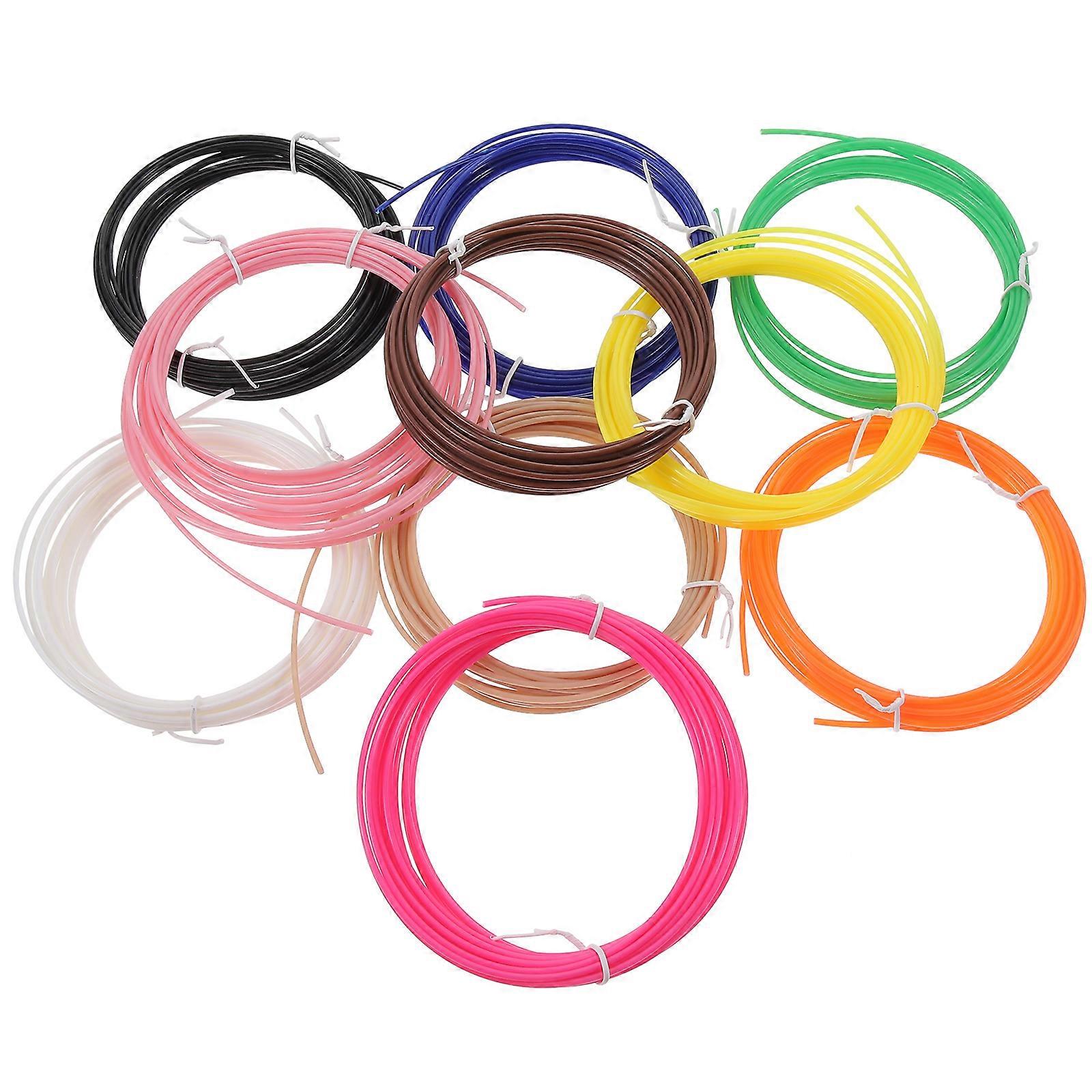 30Pcs Filament 1.75Mm Diameter Designers School Projects Assorted Resistant Roll