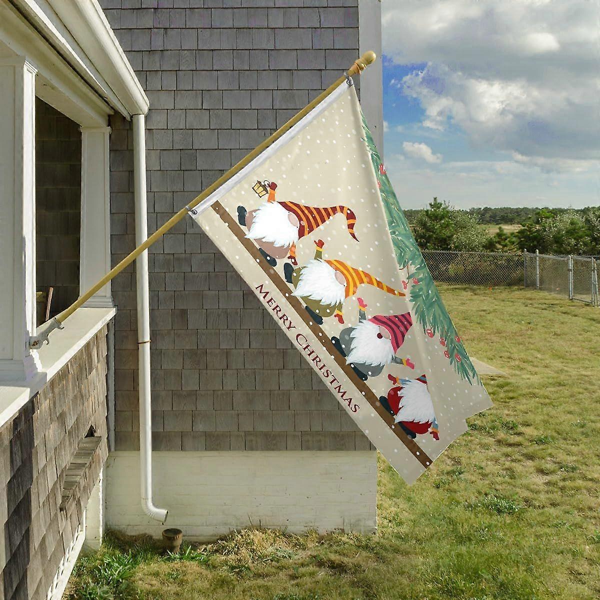 Jultomtar Flagga rq 0717