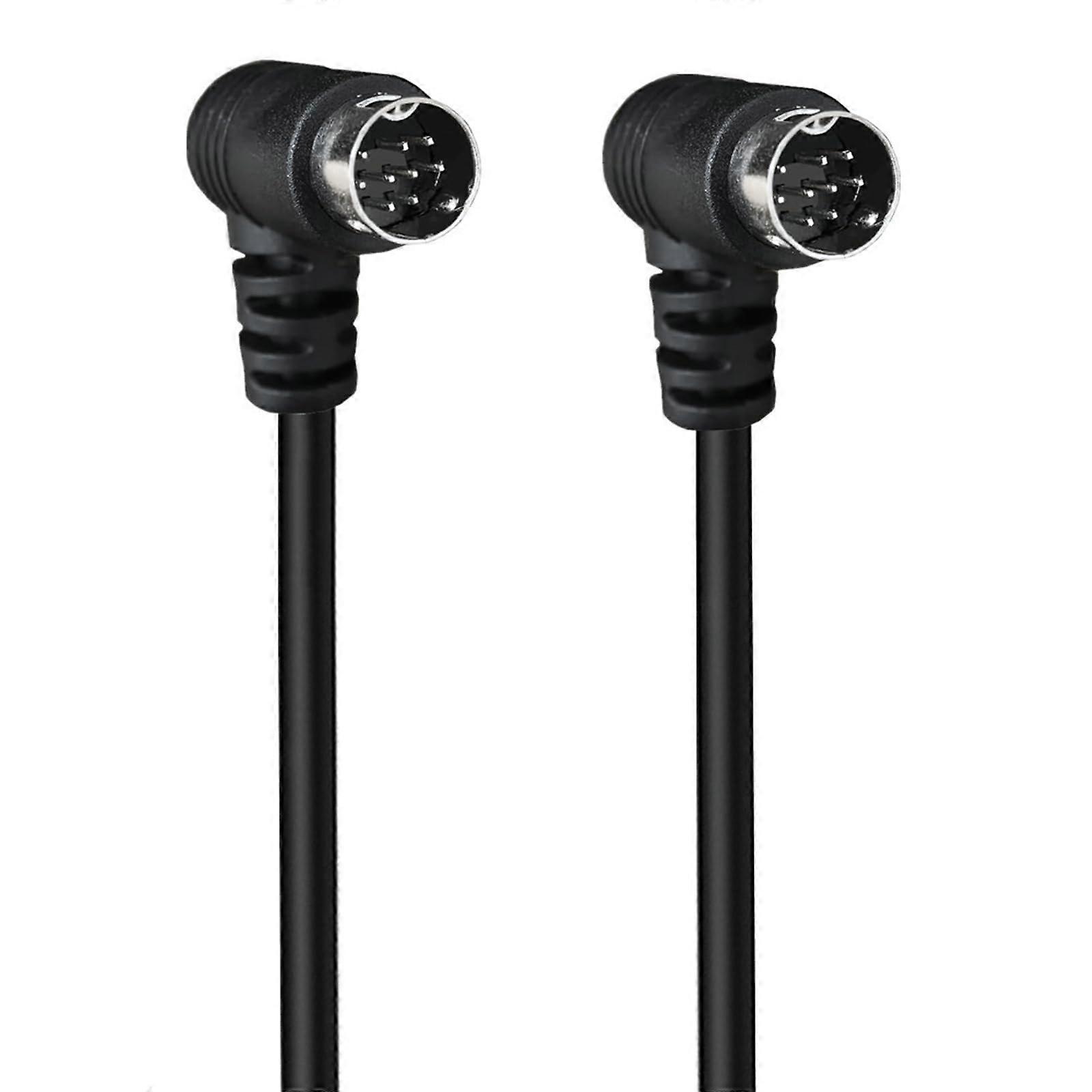 9Pin SVideo Small Din Adapter Extension Cable Wire 9 Needle Cord Enhances Clear Auditory Video Transmission