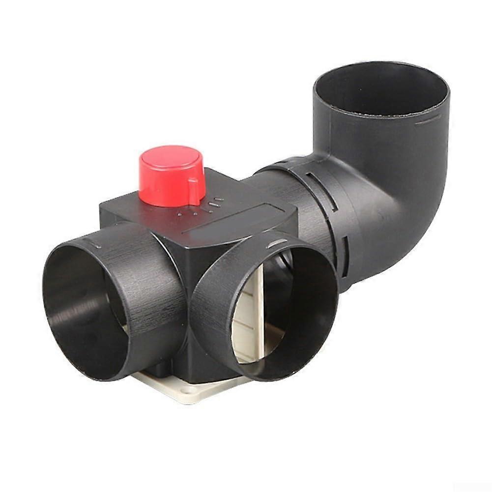 75mm Diesel Heater Vent Ducting T Branch Splitter with L Elbow Connector for Efficient Heat Distribution