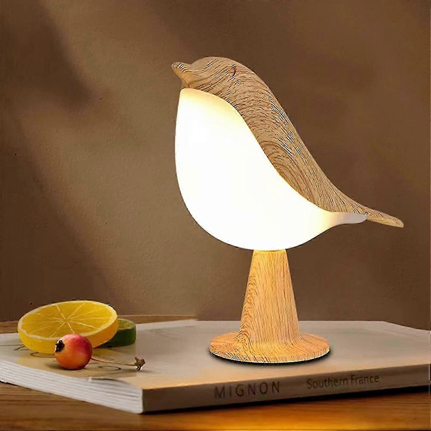 Dimmable Table Lamp Wireless LED 3-Color Touch compatible with Bedside Night Light
