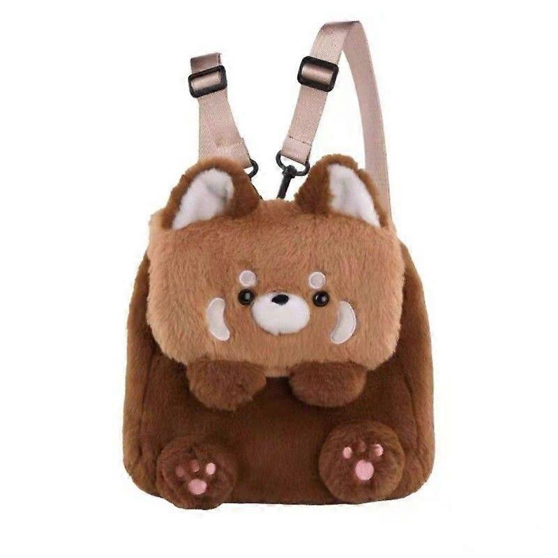 New Cute Cartoon Kitten Plush Backpack, Large Capacity Student Backpack