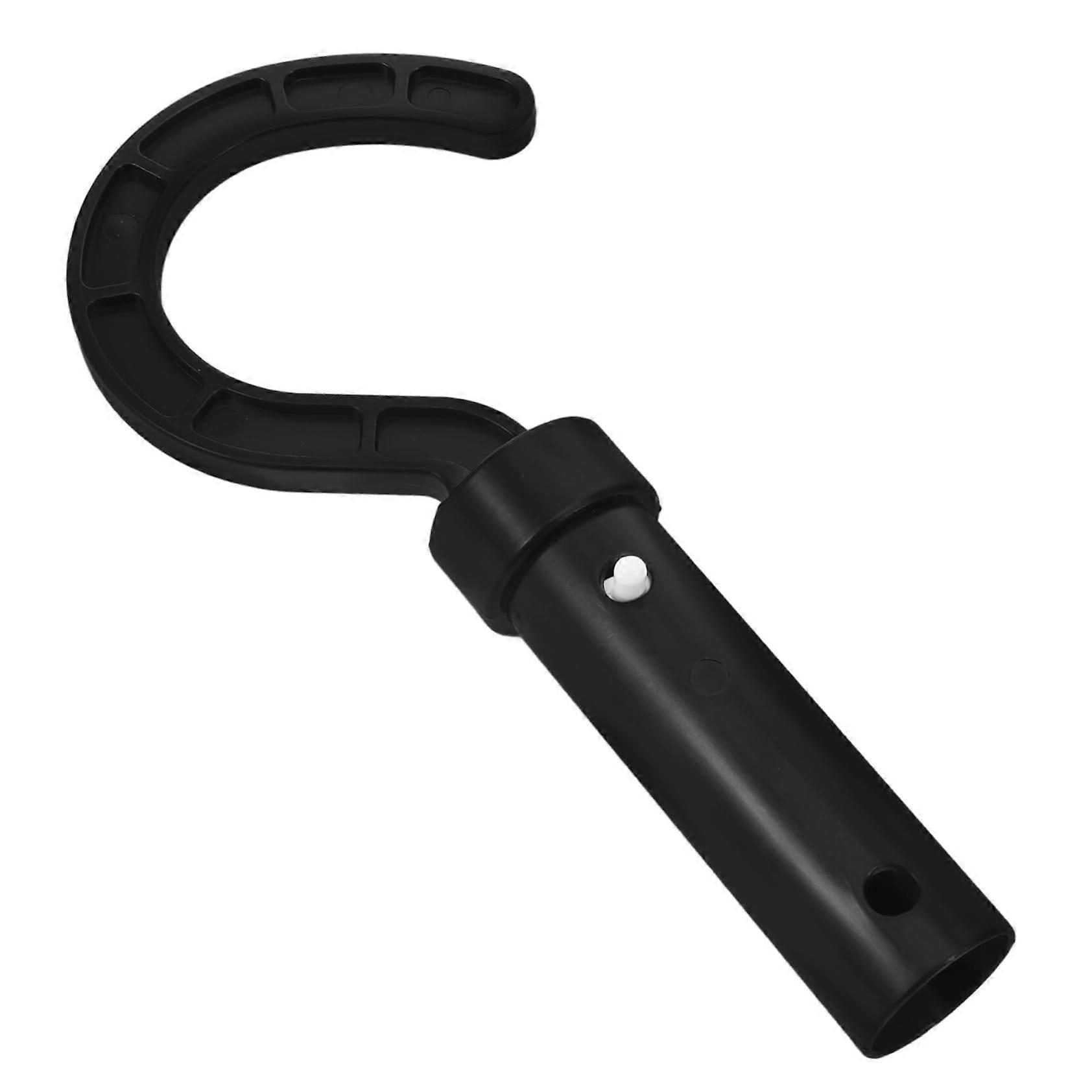 Pool Pole Hook Swimming Pool Accessory Holder with Secure Telescopic Pole Attachment Durable MultiAccessory Storage