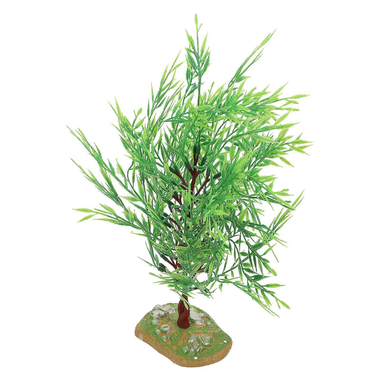 Garden Ornament Willow Tree Model for Decor Plastic Material