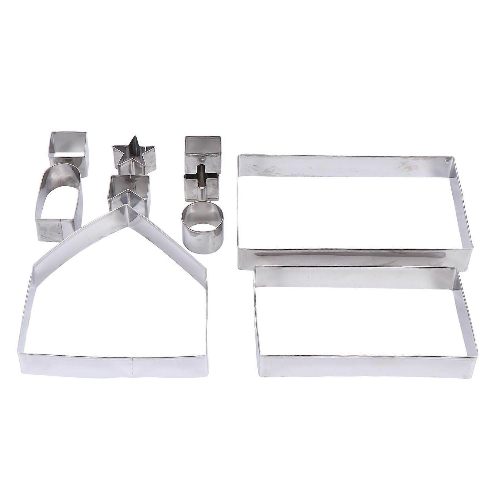 Baking Cutter 3D Christmas Cookie Mold with 1Set for Baking Use