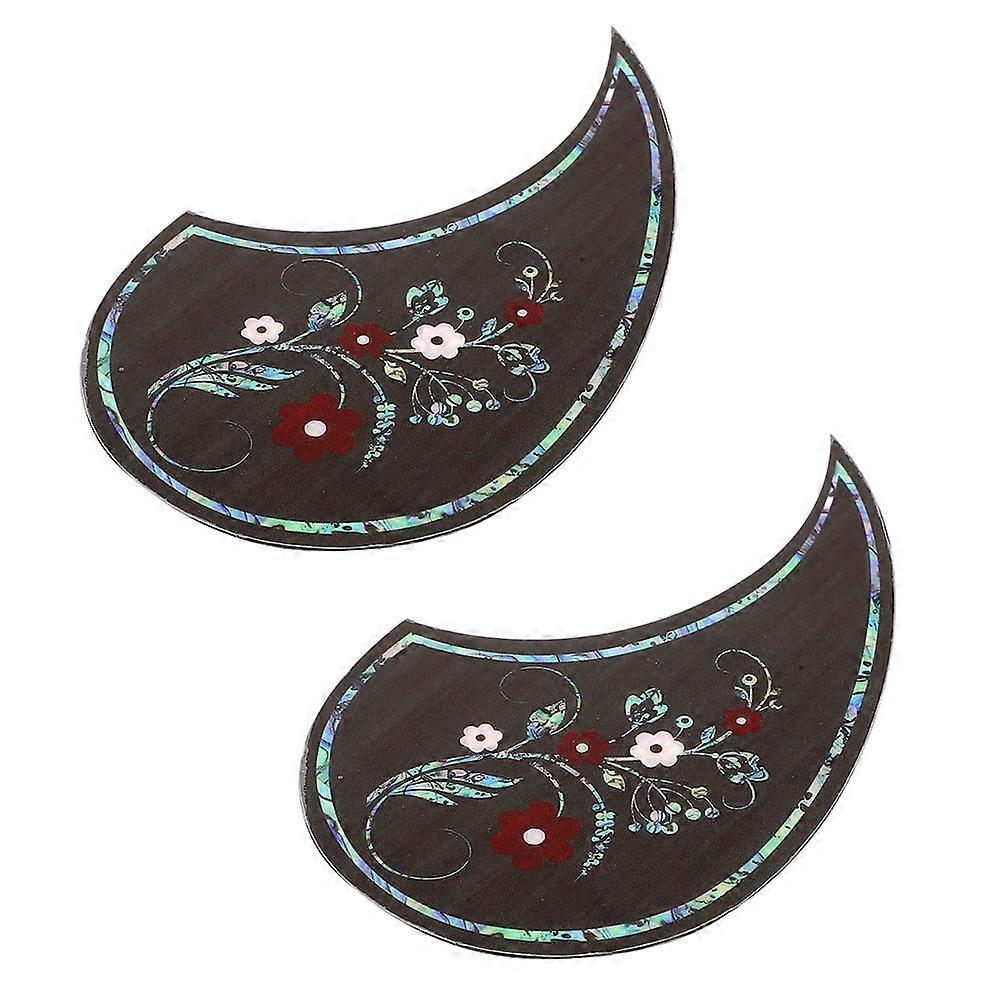 Guitar Pickguard Plastic Protective Pickguard for Guitar Use 2Pcs