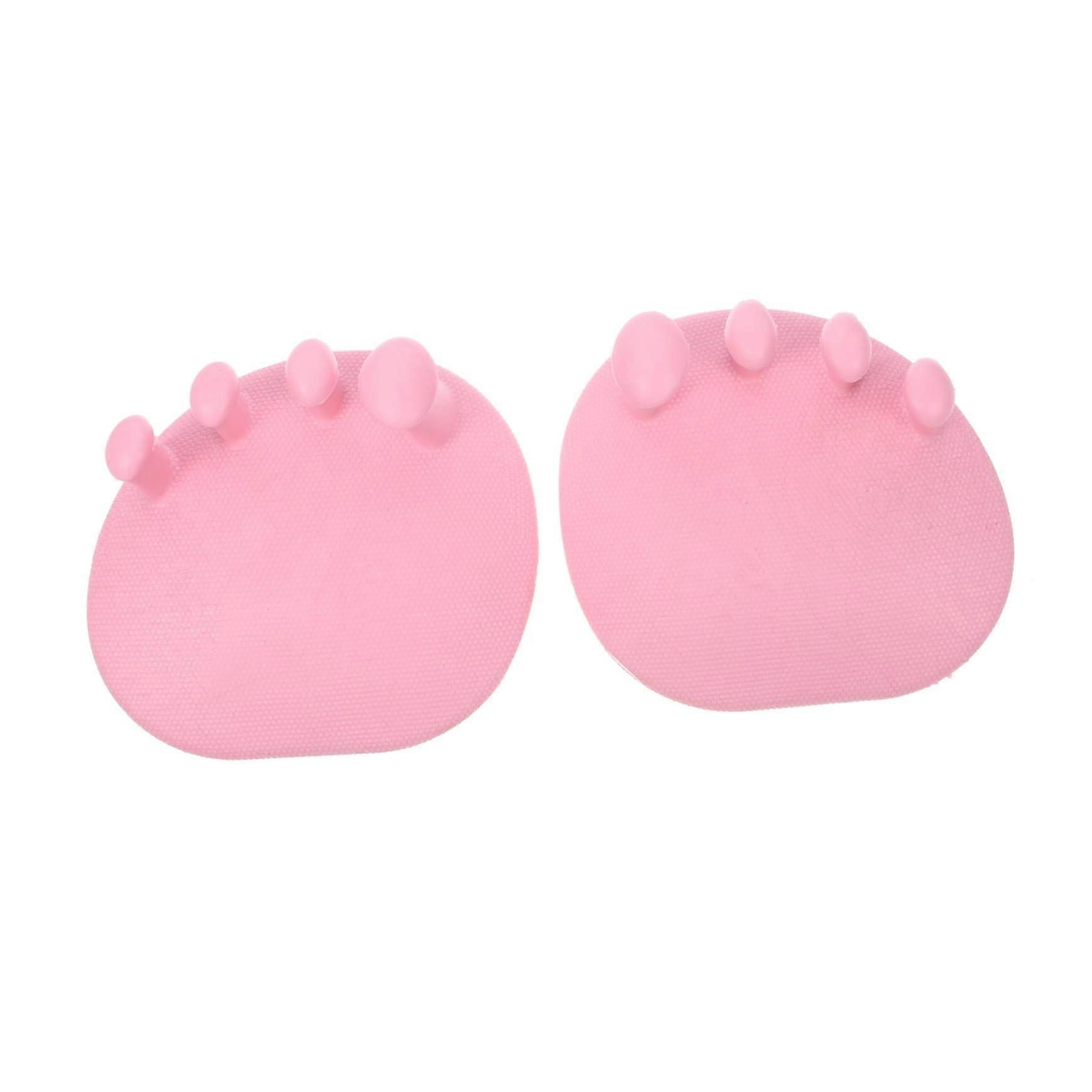 Toe Separators for Overlapping Toes with Bunion Support and Alignment Relief Pink