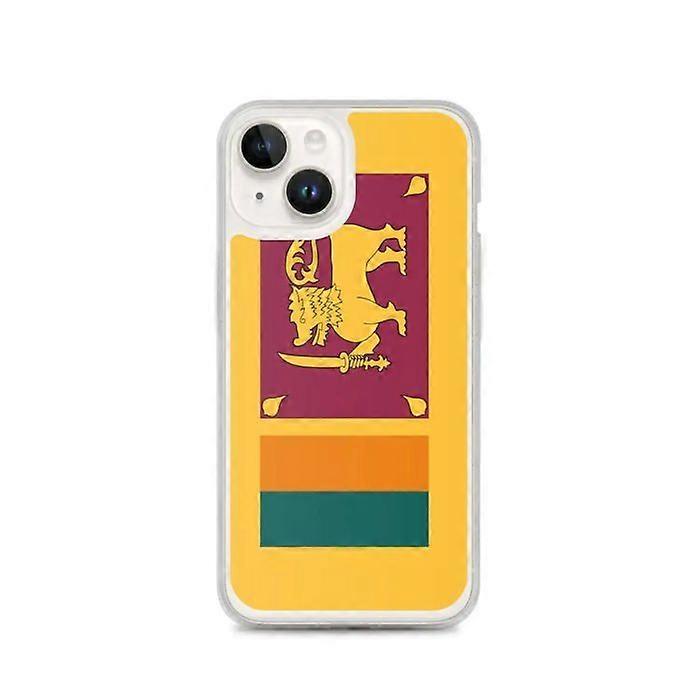 Phone Case – Sri Lanka Flag – Compatible with iPhone 14 – Soft Case – Durable and Shockproof - Silicone - Pixelforma