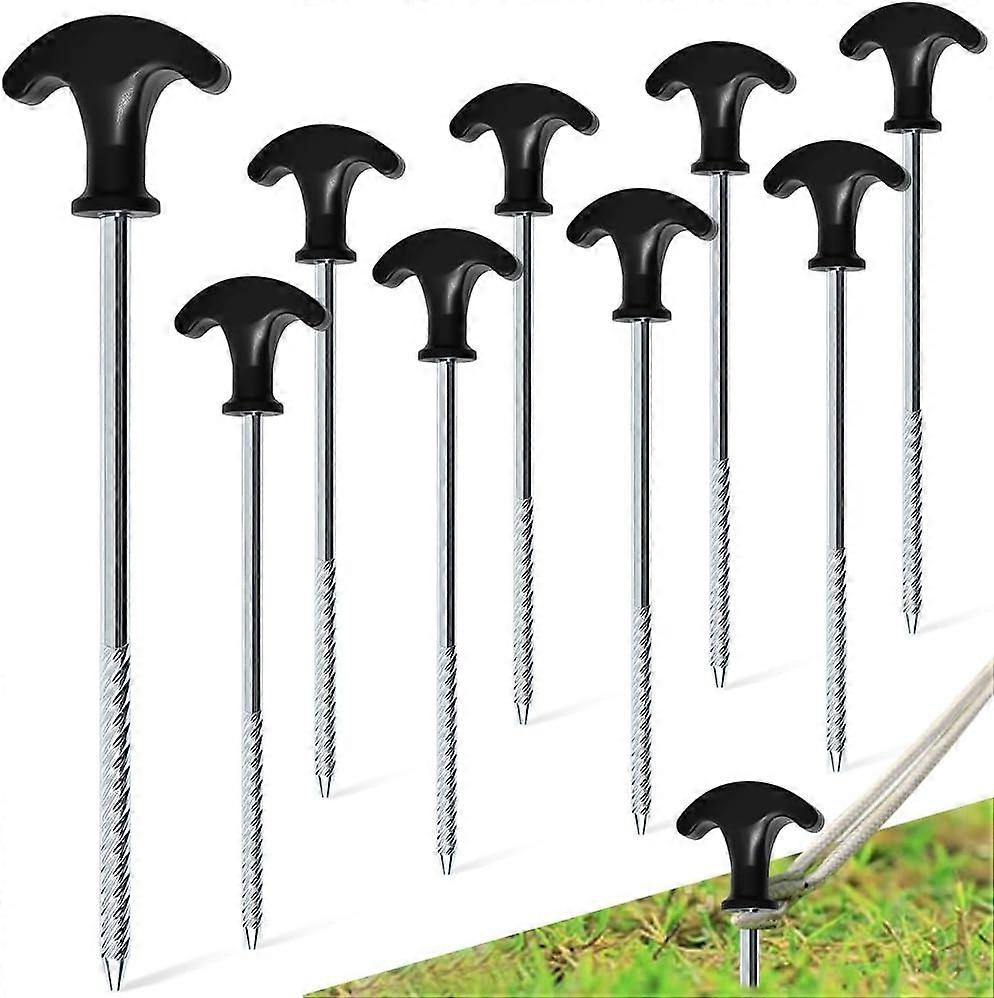 12 Tent Peg Set, Sturdy and Durable Camping Pegs