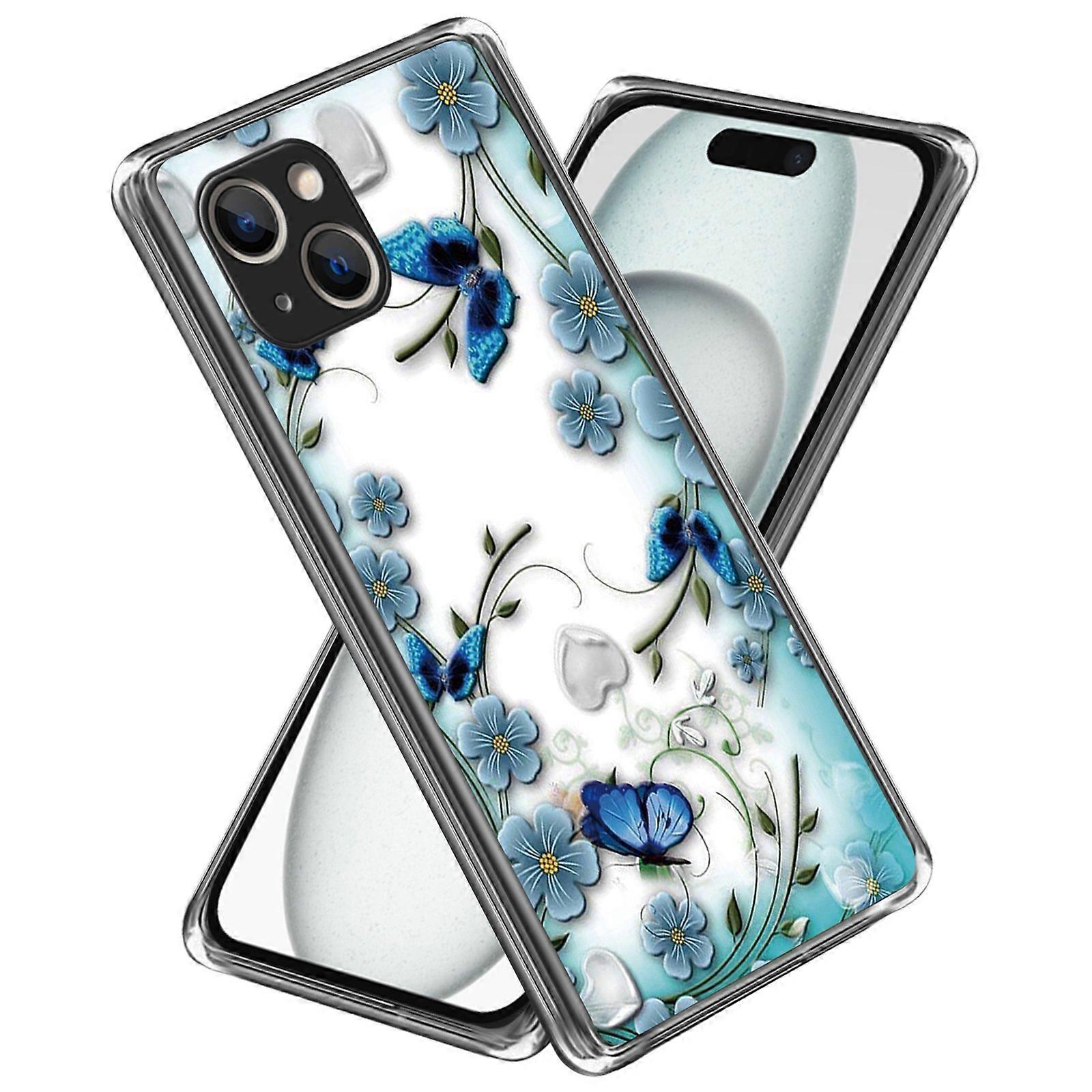 For iPhone 15 Plus TPU Case Pattern Printing Anti-scratch Phone Cover