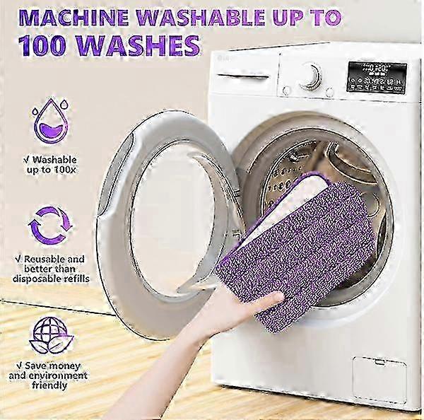 Reusable Microfiber Power Mop Refills Pads With PowerMop 25-26