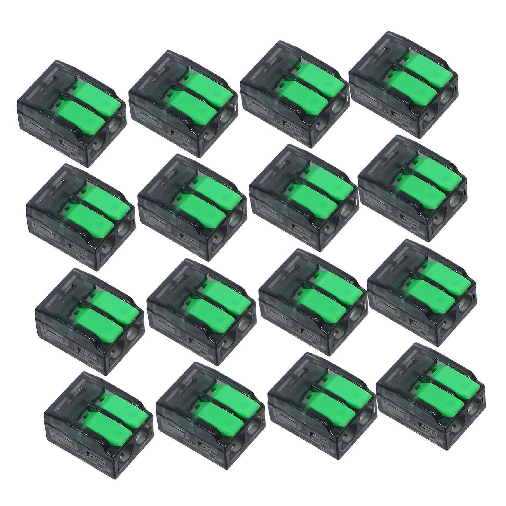 50pcs Quick Lever Wire Connectors for Electrical Wiring, Reusable Spring Terminal Blocks