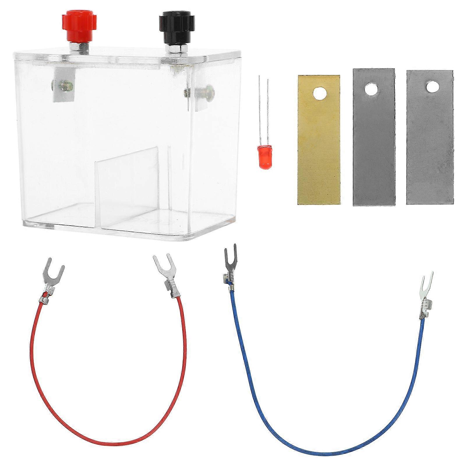 1 Set Fruit Battery Project Kit Experimental Diy Fruit Battery Science Experiment Kit