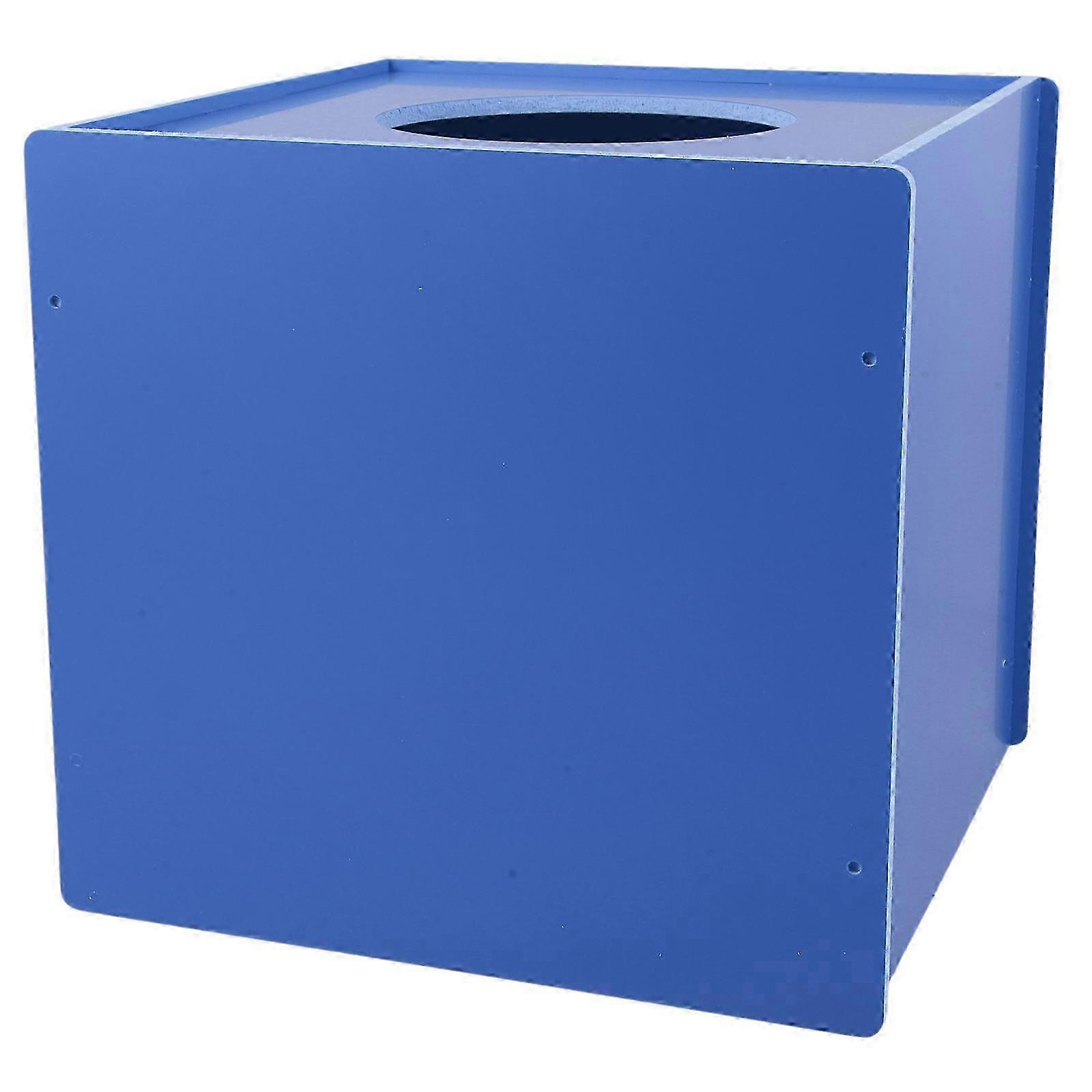 PVC Blue Box for Storage Use with Raffle Function