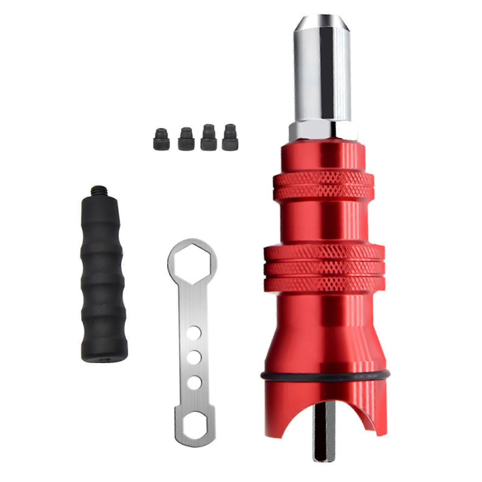 Rivet Nut Tool Kit Cordless Rivet Gun Adapter for Electric Drill Fast Riveting Multiple Sizes