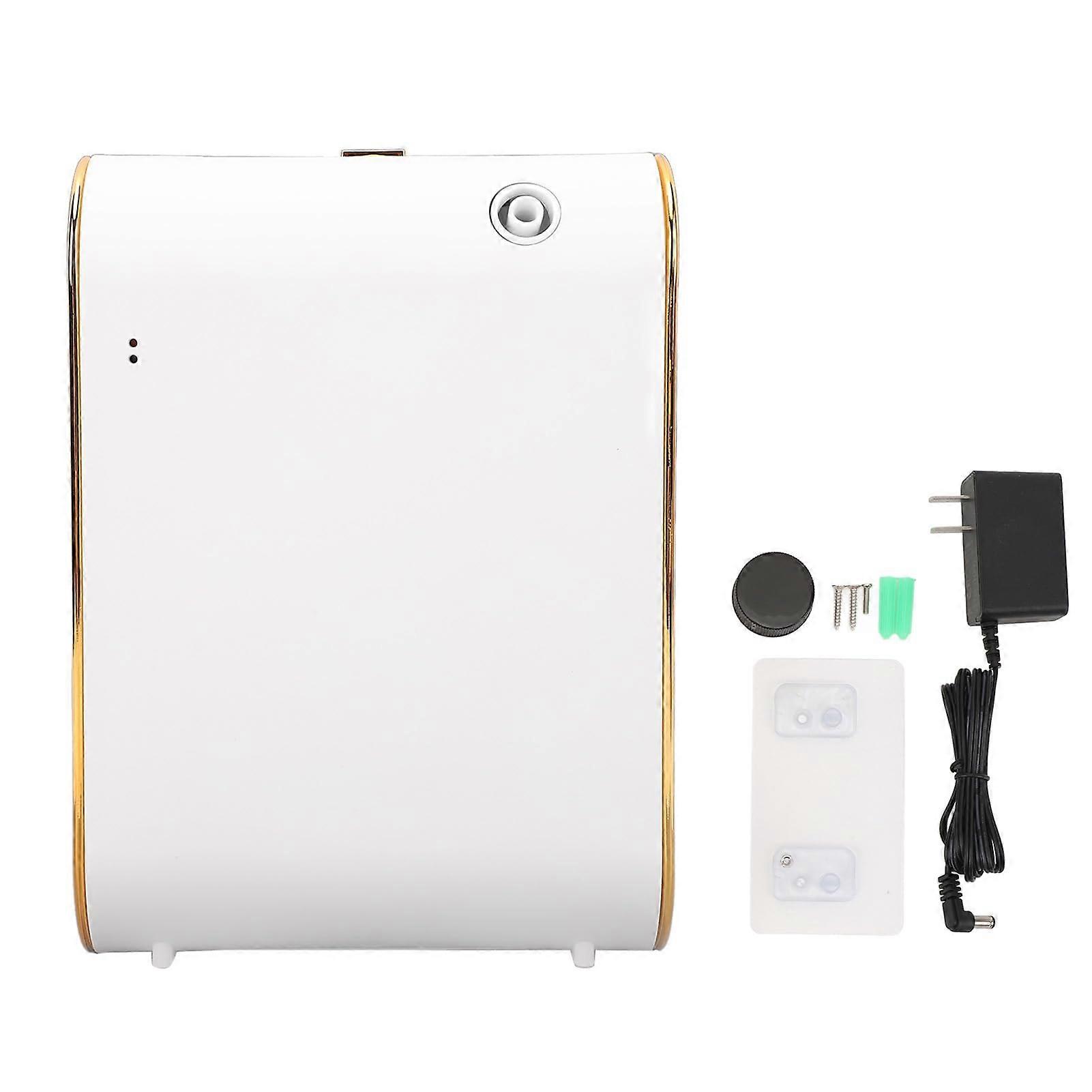 Automatic Scent Diffuser with Timer, Wall Mounted Aromatherapy Essential Oil Dispenser for Home Office Hotel White