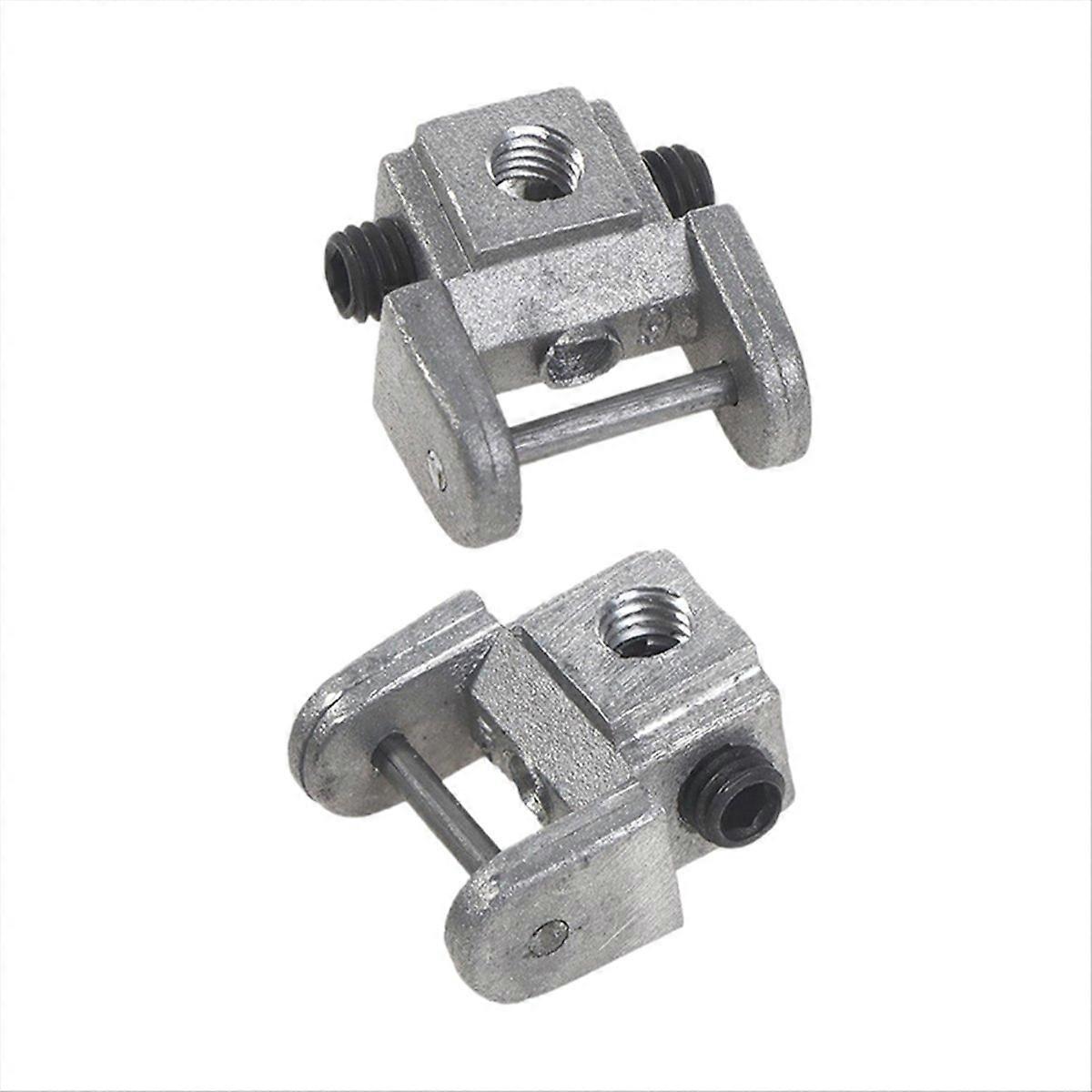2Pcs Scroll Saw   Holders Conversion Kits Pin-Less Adapter Metal Upper/Lower Blade Holders
