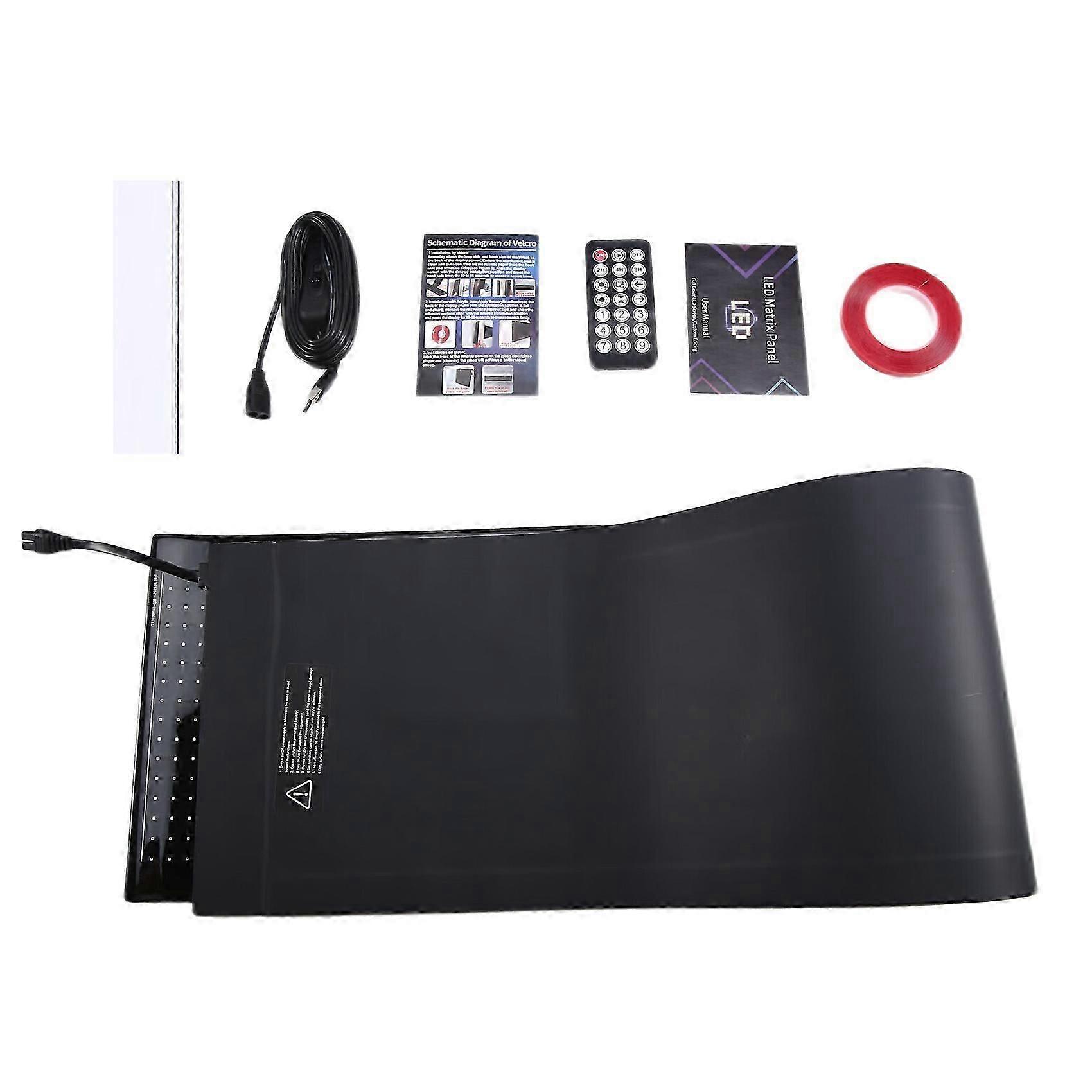 Scrolling LED Sign Programmable LED Sign Bluetooth APP Control Bright Scrolling Text Car Christmas Advertising