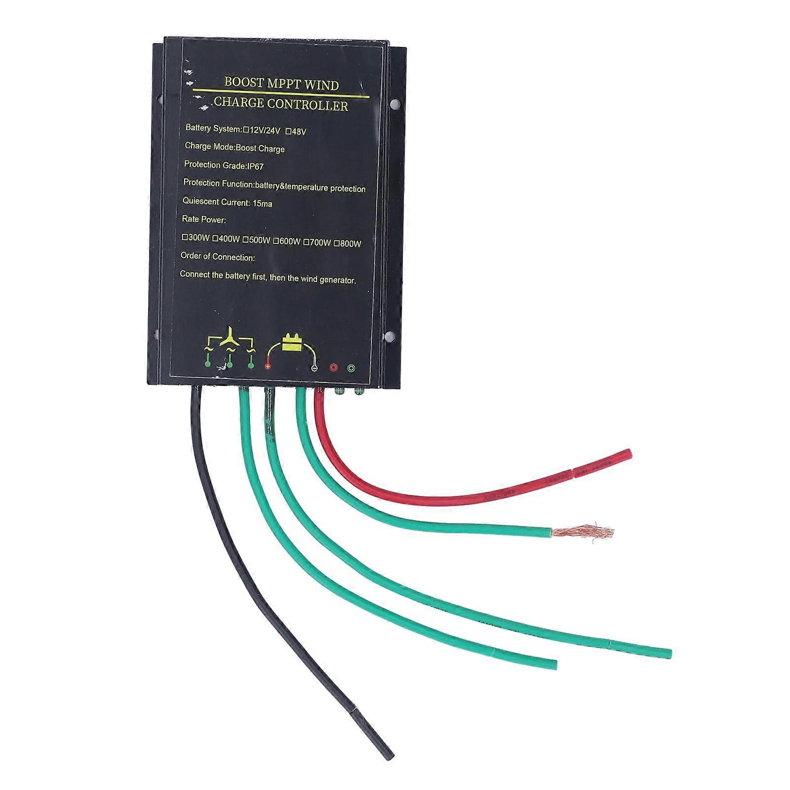 MPPT Wind Charge Controller 48V 300W800W IP67 Weatherproof with LED Status Indicators