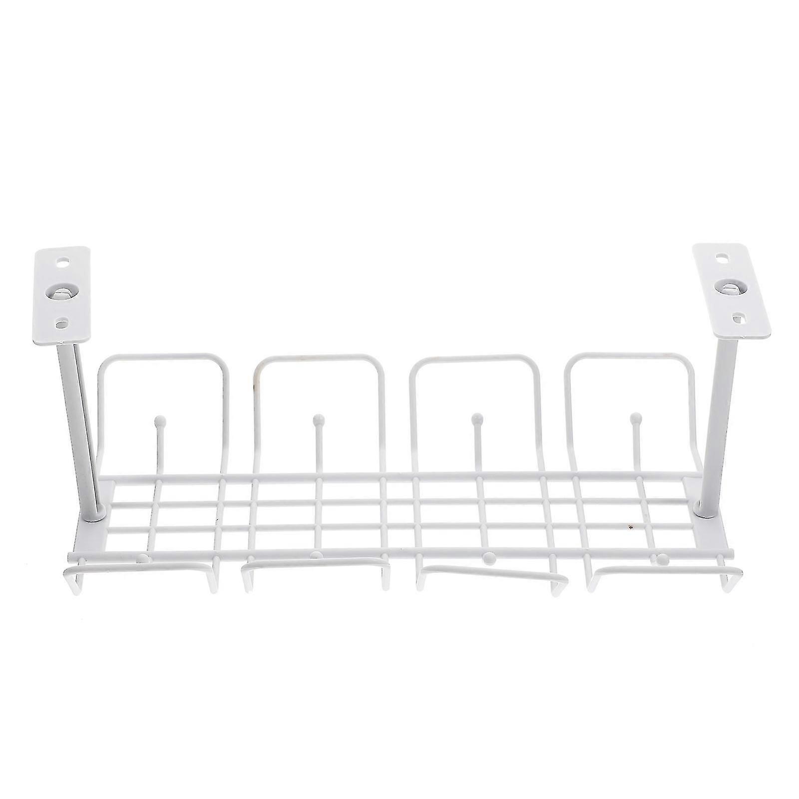 Under-desk cable storage basket, desk management rack, simple storage rack