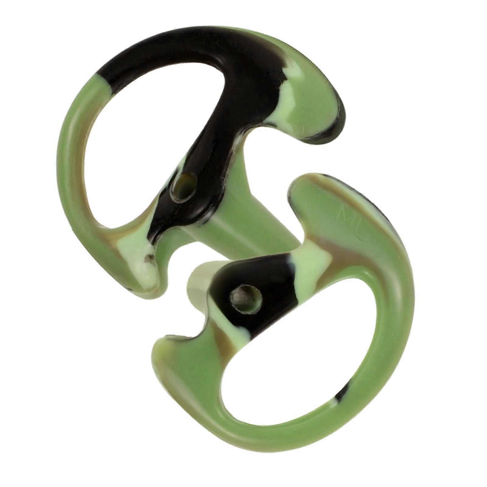 Interphone Ear Plugs Silicone Ear Molds for Communication 1Pair Camouflage