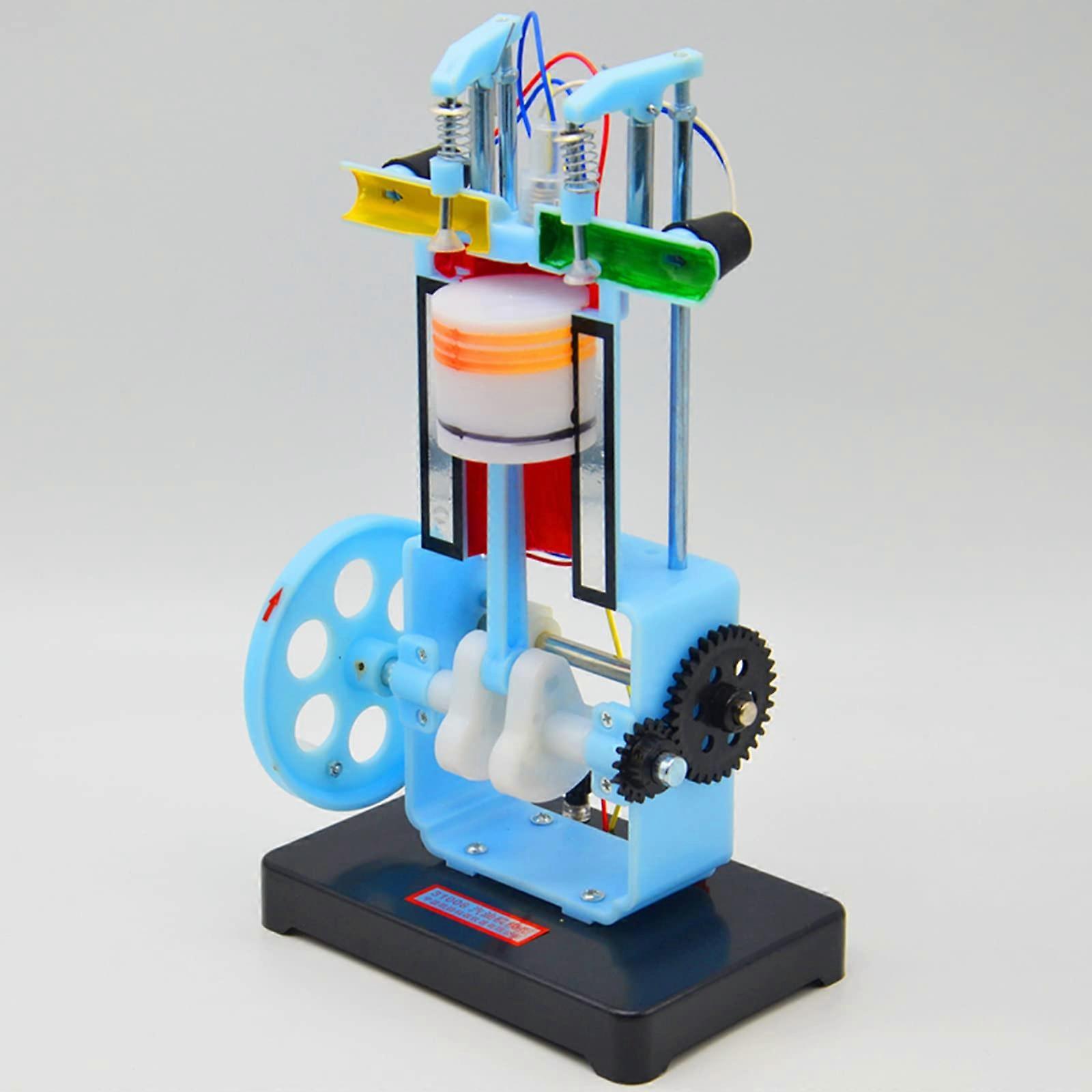 FourStroke Engine Model with Visible Motion and Compression Ratio for Physics Classroom Teaching