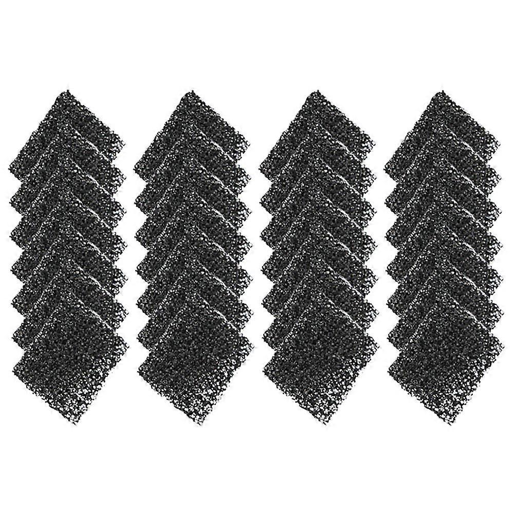 Water Pump Filter Sponge for Fountain Cleaning Function 90Pcs Black