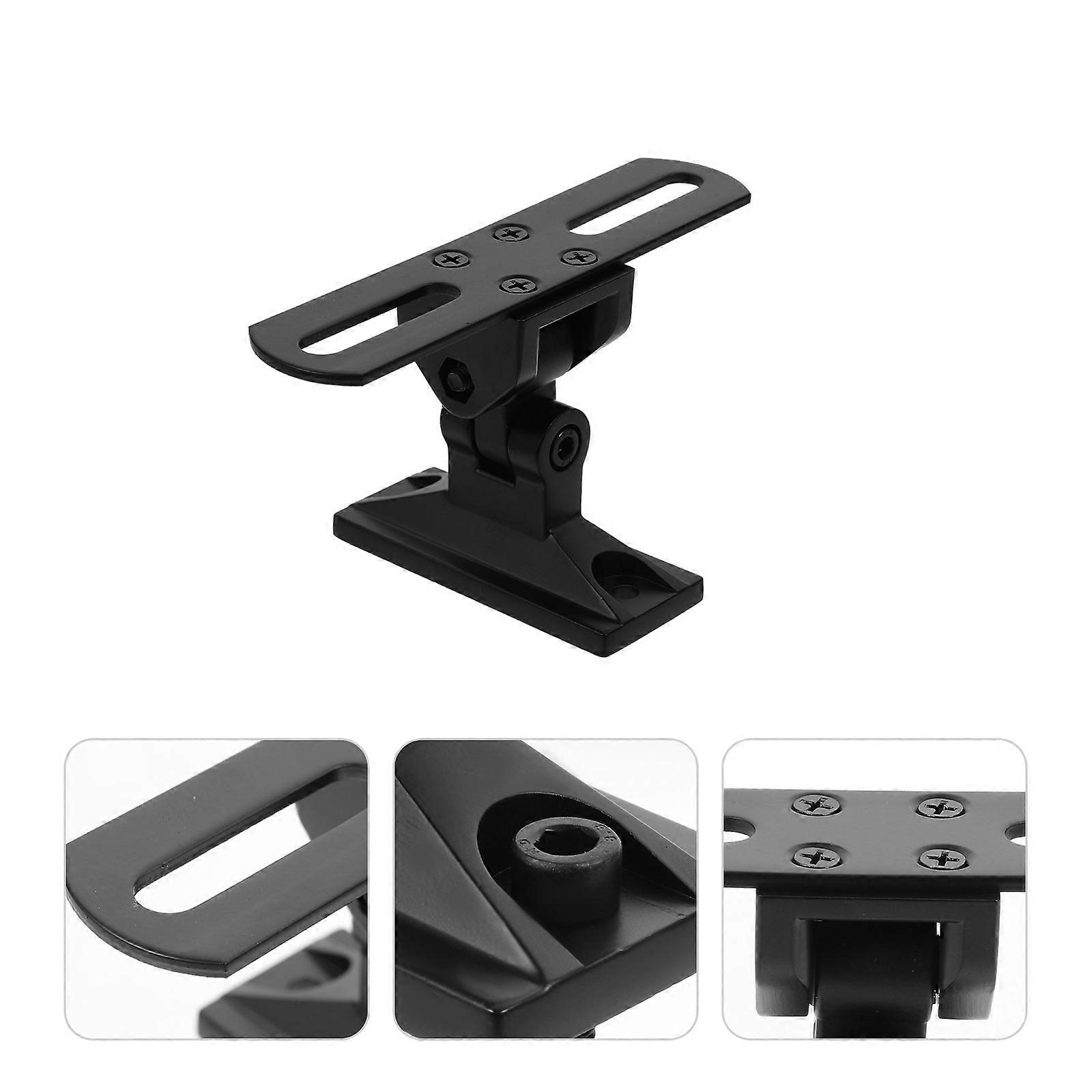 Black Speaker Wall Mount Bracket Adjustable Mount Holder for Storage