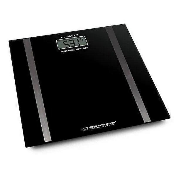 Esperanza Ebs018k Personal Scale Rectangle Black Electronic Personal Scale