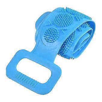 Silicone Back Scrubber Easy to Clean 5mm Thick Design Double-Sided Exfoliation Massage Bath Scrubber