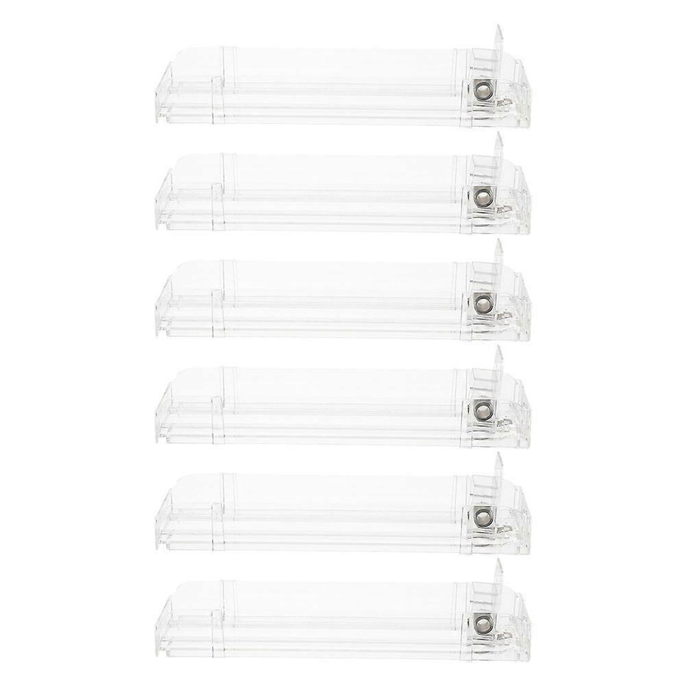 Automatic Display Rack with Transparent Design for Retail Store 6Pcs