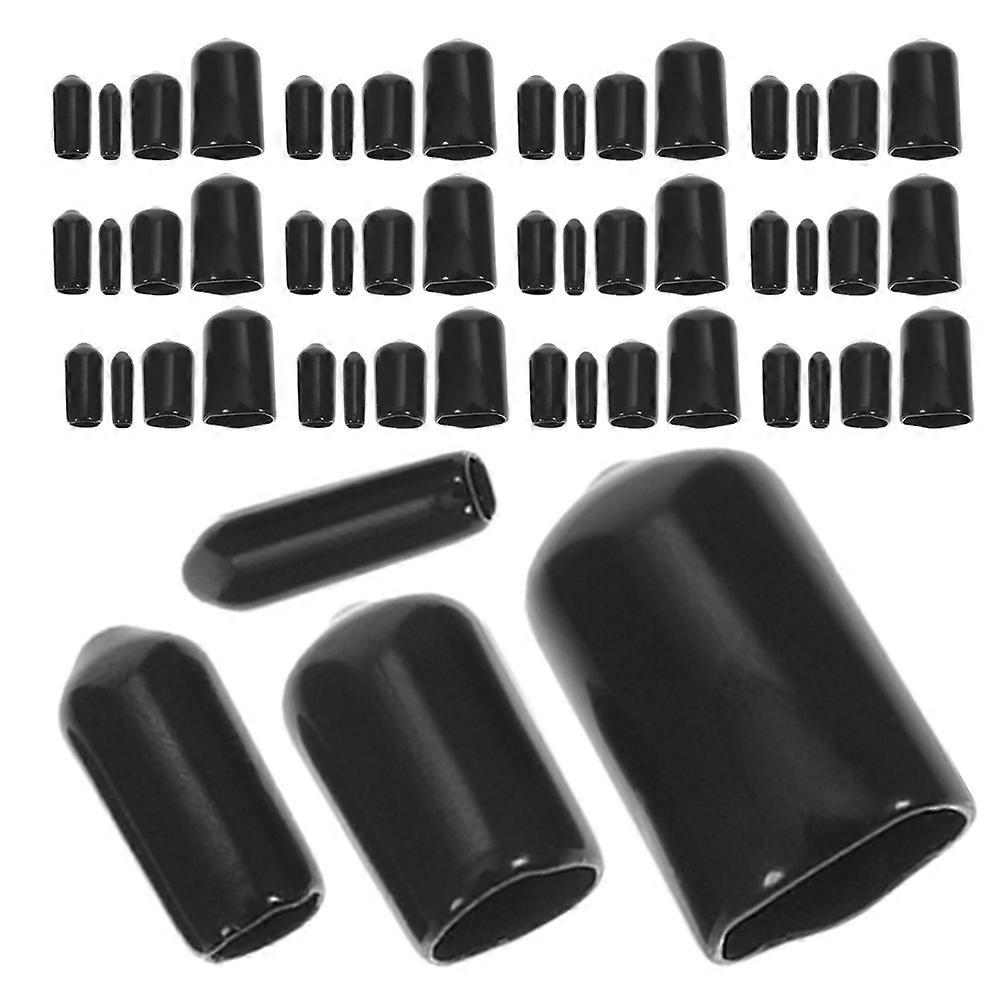 120Pcs Rubber Bolt Cover Caps for Guard Bar Durable Thread Protector