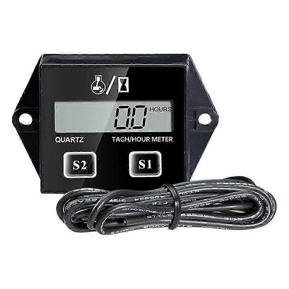 Gasoline Engine Tachometer Motorcycle Speed Timer Motorboat Lawn Mower